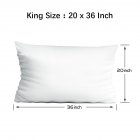 [US Direct] Set of 4 400 Thread Count Soft Sateen 100% Egyptian Cotton Pillowcase Protectors White