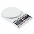  US Direct  Sf 400 10kg 1g Kitchen Mail Scale Lcd Screen Low Power Consumption High Precision Measurements Digital Scale White