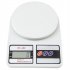  US Direct  Sf 400 10kg 1g Kitchen Mail Scale Lcd Screen Low Power Consumption High Precision Measurements Digital Scale White