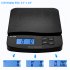  US Direct  Sf 550 30kg 1g Electronic Kitchen Scale Portable High Precision Lcd Screen Digital Postal Shipping Scale black
