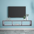 [US Direct] Shallow Floating TV Console, 60
