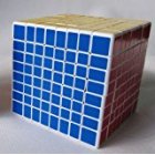 [US Direct] ShengShou®  8x8x8 8cm White Twisty Speed Cube Puzzle 8x8