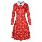 US Shirt collar casual dress