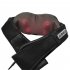  US Direct  Shoulder Massager Pu Leather Kneading Household Neck Electric Cervical Spine Massager black