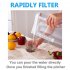  US Direct  Simpure Longlast Everyday Water  Filter  Pitcher 3 Level Composite Water Filter Dp01 White