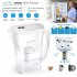  US Direct  Simpure Longlast Everyday Water  Filter  Pitcher 4 Level Composite Water Filter Dp03r White