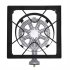  US Direct  Single Head Burning Stove 20w Btu Outdoor Furnace With 1 2m Leather Tube 0 20psig High Pressure Valve black