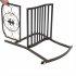  US Direct  Single Rocking Chair Lightweight Flat Tube Bronze Color Chair For Patio Porch Lawn Garden Decoration Bronze color