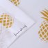  US Direct  Small Window Curtains Tiers Set Pineapple Printed Plain Weave Curtain Kitchen Bathroom Bedroom Drapes Yellow 30  45  2