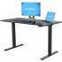  US Direct  Smugdesk Standing Desk  48 x 24 inches Computer Desk Electric Height Adjustable Table Home Office Desk with Splice Board and Black Frame 126  36 0 2