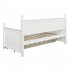  US Direct  Sofa  Bed With Three Drawers Double Size Daybed For Houehold Living Room white