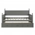  US Direct  Sofa  Bed With Three Drawers Double Size Daybed For Houehold Living Room gray