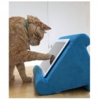  US Direct  Soft Pillow Pad Reading Bracket for iPad Phone Support blue