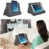  US Direct  Soft Pillow Pad Reading Bracket for iPad Phone Support gray