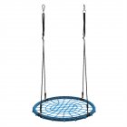 US Spider-web Round Rope Swing with Carabiners Adjustable Ropes Detachable