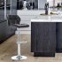  US Direct  Sponge PU Leather Steel Barstool Black 02 WY Bar Chair Adjustable Height Barstool Black