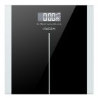 US Square 180kg/0.1kg 6mm Thickness 28*28cm Lb/kg Unit Switch Weight Scale Black