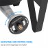  US Direct  Square Gas Stove 20w BTU Diameter 26cm Outdoor Furnace With 1 2m Leather Tube 0 20psig High Pressure Valve black