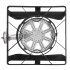  US Direct  Square Gas Stove 20w BTU Diameter 26cm Outdoor Furnace With 1 2m Leather Tube 0 20psig High Pressure Valve black