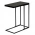  US Direct  Steel Frame L Side Table For Living Room Bedroom Assemble Side Table black