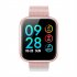  US Direct  T80 Color Screen Smart Watch Heart Rate Detector Bluetooth compatible Waterproof Fashion Bracelet Compatible For Android Ios black