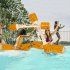  US Direct  THINKMAX 9PCS PVC Inflatable Pool Fighting Float Row Toys