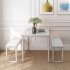  US Direct  TOPMAX 3 Piece Dining Table Set Kitchen Table with Two Benches  Kitchen Contemporary Home Furniture Brown