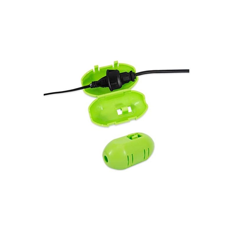US TOWALLMARK 2PCS Outdoor Extension Cord Cover Protective Cover Green