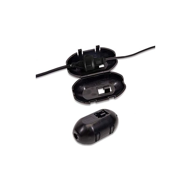 US TOWALLMARK 2PCS Outdoor Extension Cord Cover Protective Cover Black
