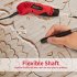  US Direct TOWALLMARK 88pcs Rotary Tool Kit 1 5Amp Variable Speed with Flex Shaft DIY Projects