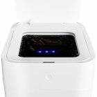 [US Direct] TOWNEW T1S Self-Sealing and Self-Changing 4 Gallon Trash Can | Automatic Open Lid and Motion Sense Activated Garbage Bin | Smart Home Electric Trash Cans - White x1 Refill Ring Included (Up to 25 Bags) 29*36*49