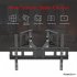 US Direct  TV Stand Adjustable Light Weight Easy Installation Space Saving Wall Mount Bracket 32 70 inches