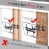  US Direct  TV Stand Adjustable Light Weight Easy Installation Space Saving Wall Mount Bracket 32 70 inches