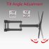  US Direct  TV Stand Adjustable Light Weight Easy Installation Space Saving Wall Mount Bracket 32 65 inches