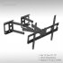  US Direct  TV Stand Adjustable Light Weight Easy Installation Space Saving Wall Mount Bracket 32 65 inches