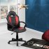  US Direct  Techni Mobili Kid  s Gaming and Student Racer Chair with Wheels  Red