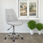 [US Direct] Techni Mobili Armless Task Chair with Buttons, Grey