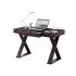  US Direct  Techni Mobili Trendy Writing Desk with Drawer  Espresso