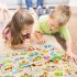  US Direct  ThinkMax 6pcs Kids Wooden Peg Puzzles Board Toy Set  Educational and Learning Puzzles Toy   Alphabet  Number  Fruits  Village and Animals