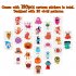  US Direct  Thinkmax 180PCS Assorted Halloween Temporary Tattoo for Kids  30 Cute Designs Stick on Children Tattoos  Cartoon Halloween Tattoos Stickers