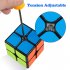  US Direct  Thinkmax 6pcs Speed Cube Set  Magic Cube Set of 2x2x2 3x3x3 Pyramid Megaminx Skew Cube Set of Puzzle Toys for Children and Adult Challenge