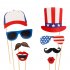  US Direct  Thinkmax High Quality Photo Props  Pack of 45   Perfect for United States National Day  Patriotic Celebration etc