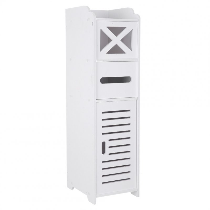 US Toilet Narrow Cabinet Space-saving Cross Tissue Storages Cabinet