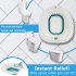  US Direct  Toilet  Seat  Sitz  Bath  Portable Foldable Steam Seat Alleviate For Hemorrhoid Relief Pregnant Women Elderly Post episiotomy Patients As shown