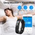  US Direct  Tpu Id115plus Hr Bracelet Fitness  Tracker  Watch With Blood Pressure Heart Rate Sleep Health Monitor Waterproof Health Exercise Watch As shown