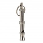 US Training UltraSonic Sound Dog Whistle Silver Color