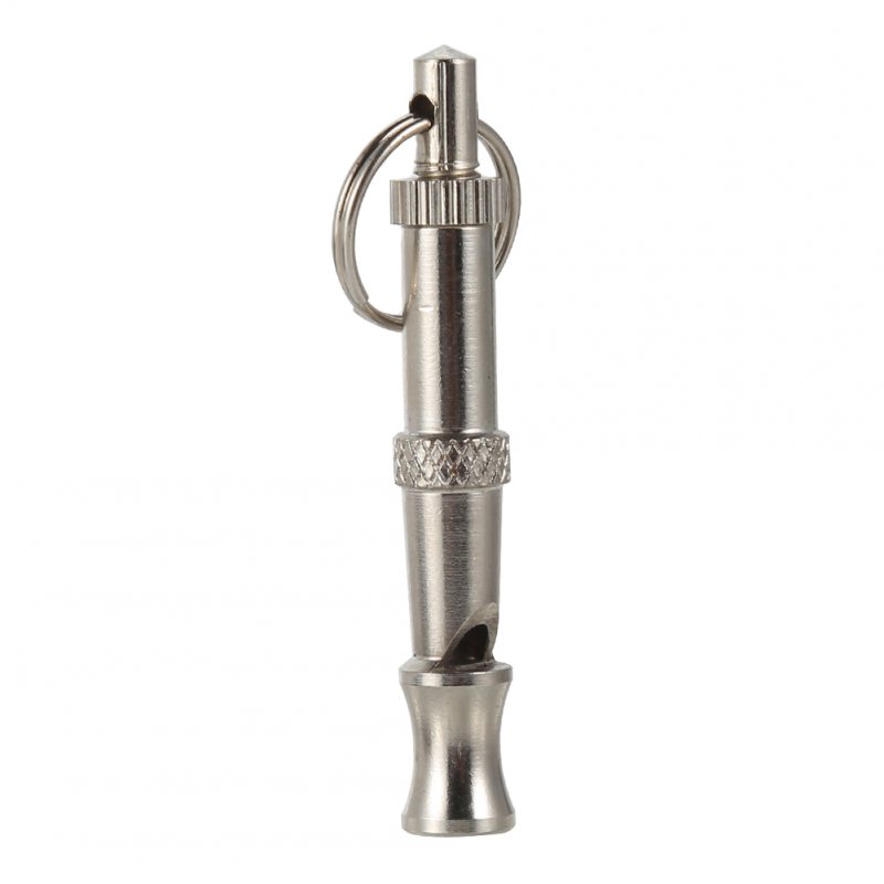 US Training UltraSonic Sound Dog Whistle Silver Color