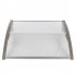  US Direct  Transparent Awnings Gray Bracket Household Washable Quick Dry High Strength Canopy For Door Window 100 x 96cm
