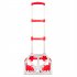  US Direct  Trolley Cart Lightweight Aluminum Alloy Portable Cart Foldable Retractable Luggage Cart red