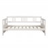  US Direct  Twin Size Solid Wood Sofa  Bed Multifunctional Bed For Household Living Room Furniture White